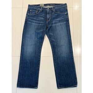 AG Men's Matchbox Slim Straight Jeans Dark Wash Size 36